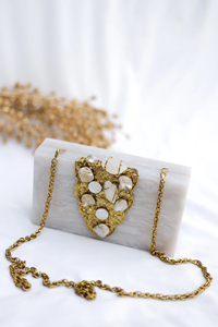 Elegante Figura Geométrica Pintada a Mano con Resina Epoxi Transparente y Ecológica, Moda de Lujo para Mujer, Navidad - Product Image 2