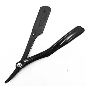 Herramienta de Barbería para Salón, Navaja Recta de Acero Inoxidable, Navaja Plegable de Acero Inoxidable para Cortar el Cabello - Product Image 1