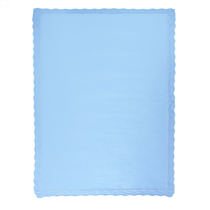 Eco-Friendly Cute Customizable Knitted Baby <b>Throw</b> <b>Blanket</b> 100% Cotton Solid Color Rectangle 209-278g Heirloom Machine Washable - Product Image 6