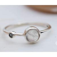 Bague vintage en argent 925 avec améthyste sertie clos, tendance, pour mariage chrétien, unisexe, usage quotidien, certifiée Jaura Jewels