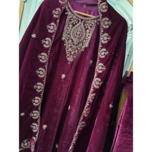 Hermoso conjunto de mujer Top-Bottom y Dupatta para fiestas - Product Image 2