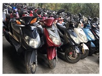 Scooter à essence d'occasion de Taïwan, modèle Jog BWS Fuzzy Dio Cuxi Forte