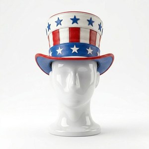 Wholesales hot selling Premium quality custom Handmade custom colour Leather <b>Top</b> Hat with blue Lining Steampunk Gothic Cosplay - Product Image 2