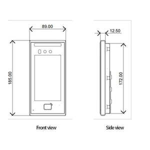 <strong>5</strong> Inch Android Dynamic Biometric Facial Recognition <strong>Access</strong> <strong>Control</strong> Products With Employee <strong>Time</strong> <strong>Attendance</strong> - Product Image 2