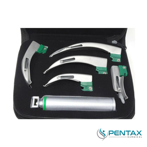 Set de Laringoscopio de Acero Inoxidable Reutilizable de Alta Calidad con Luz LED, 6 Fibras Ópticas, Fuente de Alimentación Manual, Kit de Cirugía Superior - Product Image 2