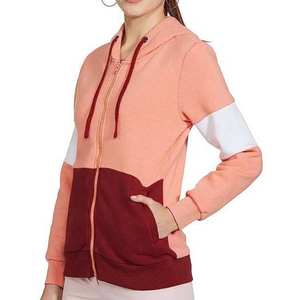 เสื้อฮู้ดดี้แฟชั่นดีไซน์ใหม่สีตัดกัน เสื้อผ้าผู้หญิงไซส์พลัสสั่งทำพิเศษ ผ้าฝ้ายขนแกะ ระบายอากาศได้ดี เสื้อฮู้ดดี้สำหรับฤดูหนาว - Product Image 5