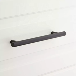 Modern <b>Matte</b> <b>Black</b> Cabinet Handle Sleek and Stylish Design Ideal for Home Furniture and Kitchen Upgrades - Product Image 1