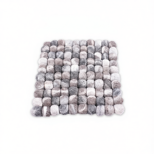Tie-<b>Dye</b> Felt Stone Hot Pad Stylish Mats & Pads Accessory - Product Image 2