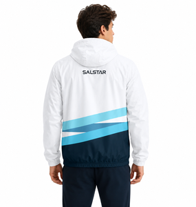 Custom <b>Men</b>’s Windbreaker Tracksuit <b>Jacket</b> Set Lightweight Hooded <b>Running</b> Sportswear Sublimation Training Jogging Tracksuit OEM - Product Image 2