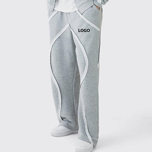 Pantalones Casuales de Hombre de Pierna Ancha, Estilo Urbano, de Lona Gruesa Transpirable y Ecológica, de Moda, Ajuste Holgado - Product Image 1