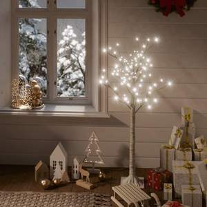 Petit sapin de Noël en plastique blanc, ornement festif pour décorations de fêtes - Product Image 1