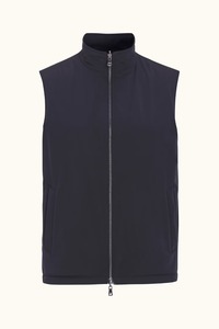 Wholesale Custom <b>Lightweight</b> Winter <b>Men's</b> Body Warmer Breathable Waistcoat Vest Padded Sleeveless <b>Gilet</b> Windproof Outdoor Zipper - Product Image 5