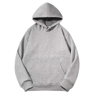 Sudadera con Capucha Negra Lisa Personalizada al por Mayor, Unisex, Oversize, de Algodón Grueso, Estilo Urbano, Fabricante OEM - Product Image 4