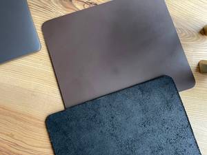 Genuine Leather <b>Mouse</b> Pad Reinforced Stitching Desk Mat Luxury Cowhide Leather Mousepad for Heavy Duty Use LMP-0062 - Product Image 4