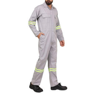 Overol de seguridad reflectante de alta visibilidad para hombre, ropa de seguridad para almacén y construcción, overol de seguridad de alta visibilidad para trabajo, para hombre. - Product Image 2
