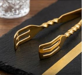 Luxury Gold <b>Bar</b> <b>Tools</b> Set 5Pcs Ice Scoop Tongs Spoon Cocktail Accessories Reusable Eco-Friendly Modern Luxury Stainless Steel - Product Image 3
