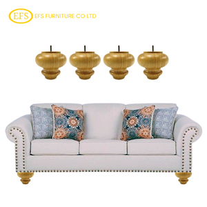 Luxury Turned Solid Wood Furniture Leg Elegant Classic Decorative Design for <b>Sofa</b> Cabinet Coffee <b>Table</b> - Product Image 2