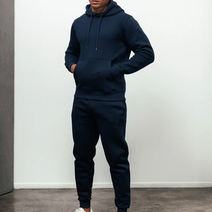 Factory <b>Direct</b> Custom Fleece Tracksuit Men Heavyweight Fleece Cotton Jogger Tracksuit OEM Service - Product Image 5