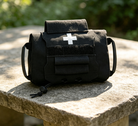 Trousse de premiers secours tactique avec système Molle, sac de survie EDC IFAK, comprend un garrot, un bandage et des fournitures de traumatologie pour la chasse