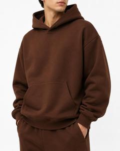 Sudadera con Capucha Extra Grande para Hombre, de Forro Polar, Color Sólido, Diseño Casual con Bolsillos, Manga Regular, Ropa de Otoño, Transpirable - Product Image 6