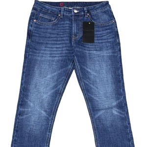 Custom Washed Eco-Friendly Waterproof Pure <b>Denim</b> Jeans Street Trend Retro Regular Fit Straight-leg Party Winter Autumn Summer - Product Image 4