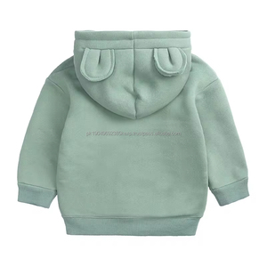 <b>Personalised</b> Embroidery Children Bear Hoodie <b>Gifts</b> for <b>Kids</b> Clothing Unisex <b>Kids</b> Logo Customised Pullover Crop Hoodies - Product Image 2