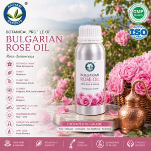น้ำมันหอมระเหยกุหลาบบัลแกเรีย Rosa Damascena 1 กก. - สำหรับน้ำหอมระดับพรีเมียม กลิ่นหอมชั้นเลิศ และสูตรน้ำหอม - ได้รับการรับรองมาตรฐาน ISO และ GMP - Product Image 1