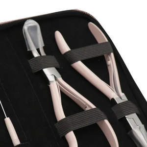 Alicates de Alta Calidad para Extensiones de Cabello con Anillos de Acero Inoxidable, Duraderos y Profesionales, con Logotipo Personalizado - Product Image 5