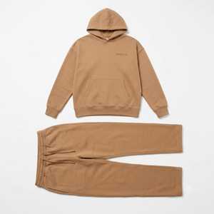 Ensemble de survêtement pour femme de haute qualité, sans cordon, avec sweat à capuche et pantalon de jogging, vente en gros - Product Image 4