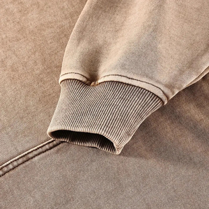 Sudadera con capucha para hombre, mezcla de algodón, informal, de felpa ligera, estilo urbano. - Product Image 6