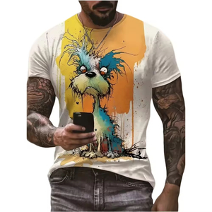 Men's T-Shirts Custom Sublimation T shirt <b>100</b>_ <b>Polyester</b> Printing Men Printed Graphic New arrival Men - Product Image 6