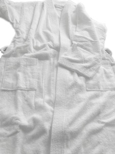 Peignoir en coton doux pour hommes et femmes, très absorbant, en tissu éponge, idéal pour la douche, la salle de bain, le spa, l'hôtel, la station balnéaire - Product Image 5