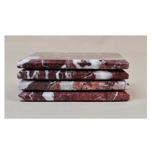 Best Quality <b>Marble</b> Coaster Set for <b>Coffee</b> and Tea Cups with Decorative Stone Design <b>Table</b> Protection Mats for Home Dining Room - Product Image 1