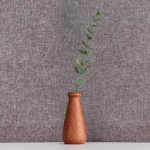 Handcrafted Tapered Walnut Wood Bud <b>Vase</b> Modern Minimalist Decorative Flower Bottle Solid Wood Desktop <b>Vase</b> for Home Office - Product Image 2