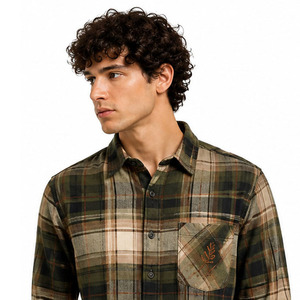 EAZWEARS <b>Mens</b> <b>Flannel</b> <b>Shirts</b> Custom Plaid Cotton Casual Workwear Exporter Custom Casual Supplier Manufacturer Workwear Wholesale - Product Image 5