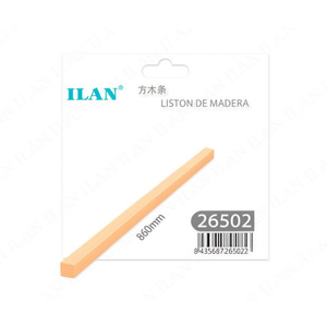 Listello in legno di bambù Ilan 45x45x860mm per progetti in bambù - Product Image 1