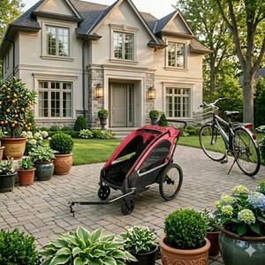3 in 1 Aluminum Alloy Kid's Trailer/Stroller/Jogger with Independent Suspension for Trail Adventures - Product Image 3