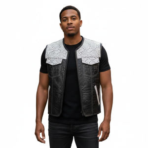 Chaleco de Seguridad para Motocicleta de Cuero Personalizado, Nuevo Modelo 2026, para Hombres, Motociclistas Profesionales, Talla Grande, Impermeable y Transpirable - Product Image 1