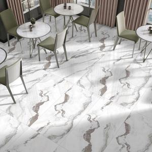 Statuario brillant sans fin blanc 600x1200 carreaux de sol en porcelaine aspect marbre vitrifié numérique antidérapant avec une grande durabilité - Product Image 6