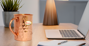 Copper Moscow Mule <b>Mug</b> - 16 Oz Capacity - 100% (Hammered) - Product Image 2