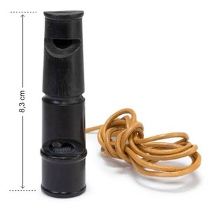 Sifflet en corne de buffle pour animaux de compagnie |   Sifflet d'entraînement pour animaux rustique, écologique et fait main, de haute qualité - Product Image 1