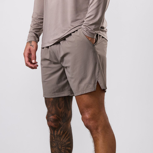 Shorts décontractés en toile respirante à séchage rapide, coupe ample, avec cordon de serrage, design baggy, logo du fabricant OEM, pour l'été - Product Image 1