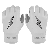 Guantes de Bateo de Béisbol para Adultos, Cierre de Gancho y Bucle, Ambidiestros, Antideslizantes, de Cuero, Agarre Duradero, Ligeros
