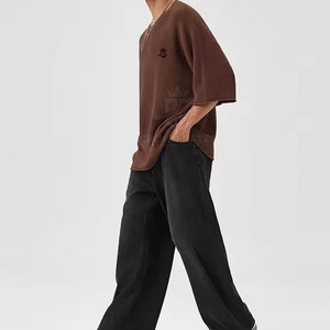 Nouveau style T-shirt respirant pour homme grande taille, vente en gros, prix attractif, design de logo personnalisé, T-shirt grande taille pour homme - Product Image 3