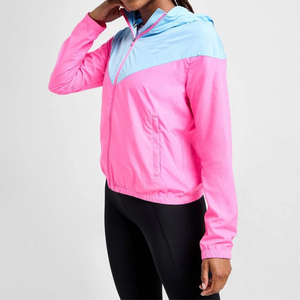 Women Windbreaker <b>Jacket</b> <b>Lightweight</b> <b>Waterproof</b> Outdoor Sports <b>Running</b> Custom Wholesale Manufacturer Breathable Activewear - Product Image 2