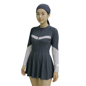 Hot Women's Quick Dry Waterproof Stretchable Nylon-Spandex One-Piece Swimdress Solid Patterned Beachwear <b>Bikini</b> <b>Skirt</b> Bottom - Product Image 2