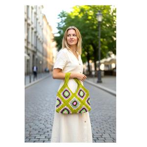 Bolsa de Playa de Nylon Resistente al Agua de Calidad de Exportación, Tejida a Crochet, con Asas Reforzadas para Piscina y Verano, Disponible a Precio de Fábrica - Product Image 4