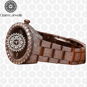 ชาร์ม_จิวเวลส์นาฬิกาข้อมือผู้ชายสุดหรู สแตนเลสสตีล วินเทจ ขนาด 40 มม. ระบบอนาล็อก กลไกจักรกล หน้าปัดแซฟไฟร์เรืองแสง กันน้ำ 10 บาร์ - Product Image 3