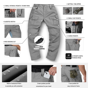 Pantalons de randonnée pour hommes en matériau de qualité supérieure, prix de gros, modèle 2026, design optimal, vente chaude - Product Image 5