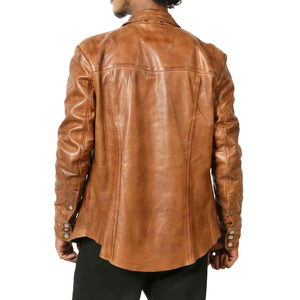 Chemises décontractées en toile pour hommes avec logo personnalisé du fabricant, haute qualité, respirantes, écologiques, 100 % cuir, été, vente chaude - Product Image 5